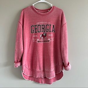 womens university of georgia crewneck